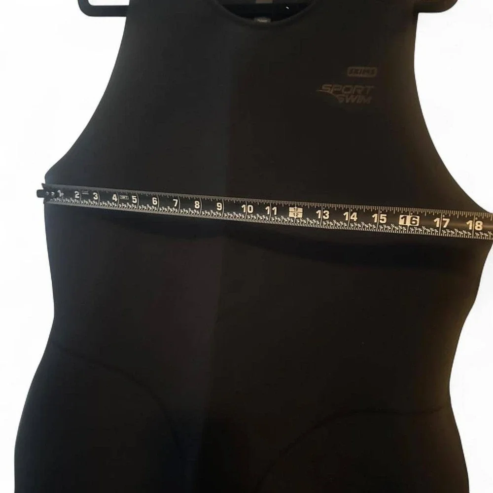 SKIMS Woman's Black Scuba Sleek Sleeveless Size 4X NWT Mermaid‎ Surf Performance